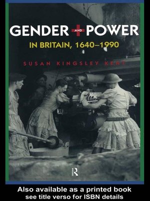cover image of Gender and Power in Britain 1640-1990